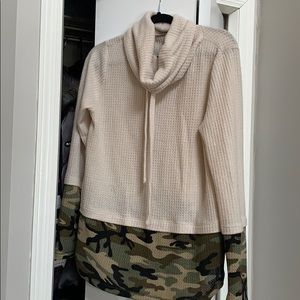 Waffle Camo Top